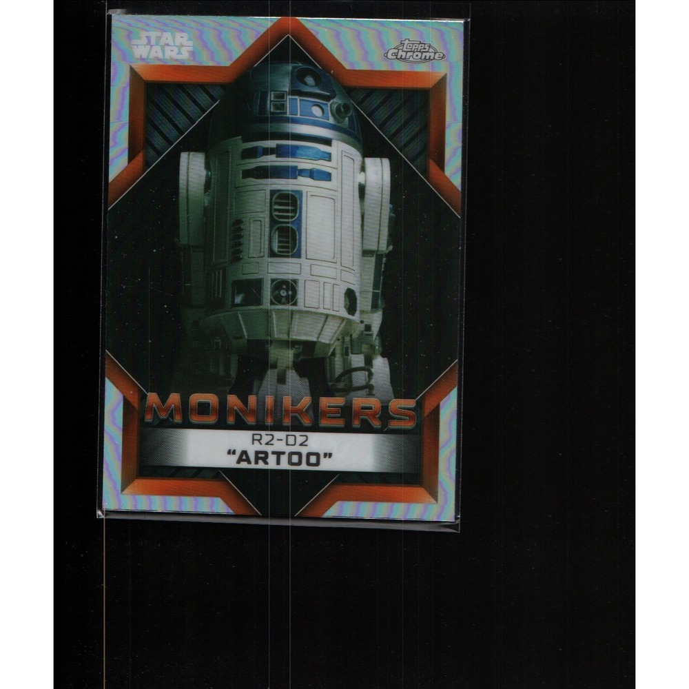 2023 Topps Chrome Star Wars Monikers R2-D2 "Artoo" #M10